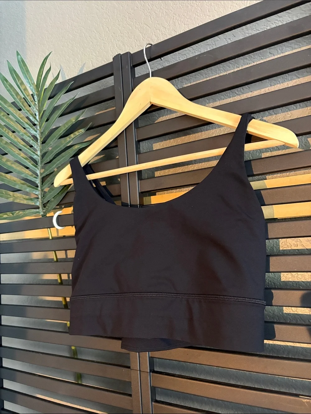 Lululemon Black Strappy Crisscross Sports Bra